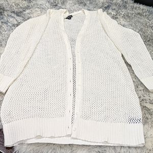 Ivory Knit Cardigan